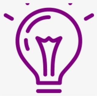 Light Bulb Clipart - Navy Blue Light Bulb