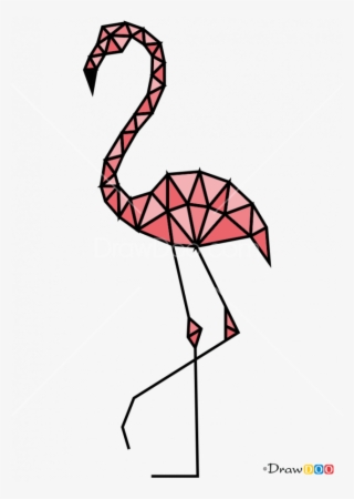 665 X 936 3 - Geometric Animals Flamingo
