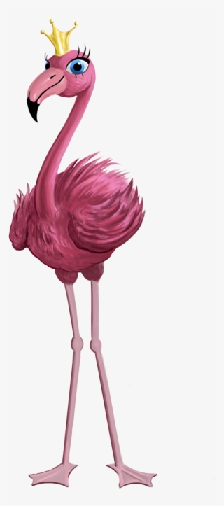 Duckling Clipart Flamingo - Flamingo Princess Png