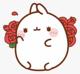 #molang #cute #rose #bunny #kawaii #bts #bunny #pet - Dark Cat You Re Everything