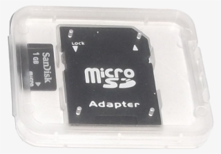 1 Gb Micro Sd Card Sdhc Tf With Sd Adapter And Plastic - Micro Sd