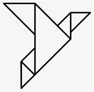 Png File Svg - Origami Bird Icon Png