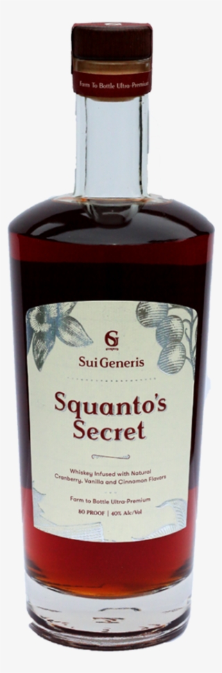 Squanto's Secret Infused Whiskey - Glass Bottle