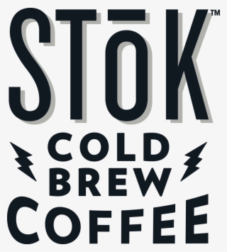 Stok Cold Brew Coffee Logo 2018 White - Stok Cold Brew Coffee Logo