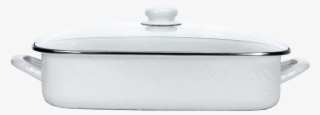 Ww15 Solid White Lasagna Pan Set - Lid