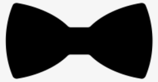 Bow Tie Clipart Vector - Black Bow Tie Silhouette