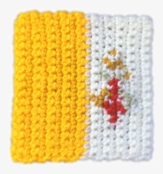 Flag Of Vatican City - Crochet
