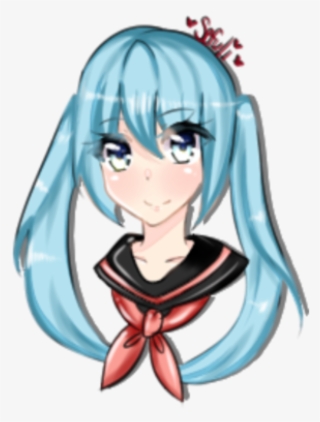 Colored Headshot Icon - Cartoon