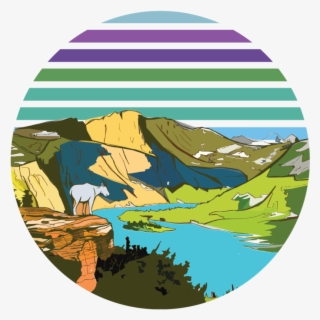 Glacier Illustration 2 - Circle