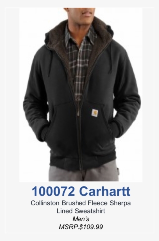 100072 Carhart Thumbnail - Carhartt Men's Rutland Thermal Lined Hoodie