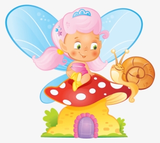 Fairy On Mushroom - Fate Bambini