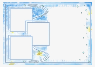 Moldura Para Quatro Fotos Png - Moldura Para 4 Fotos Png