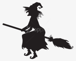 Free Png Download Halloween Witch And Broom Png Images - Clipart Halloween Witch Png