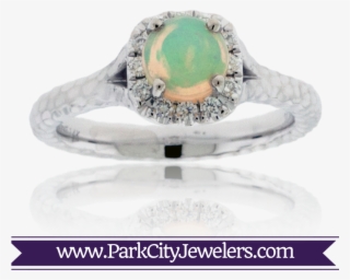 Ethiopian Opal And Diamond Halo Ring - Gold Manta Ray Necklace