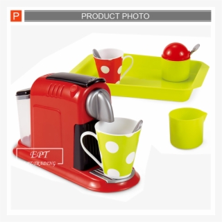 Pretend Play Coffee Maker Happy Kid Home Appliance - Kitchen