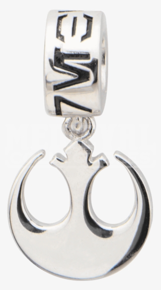 Rebel Alliance Sterling Silver Dangle Charm - Silver