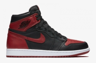 Jordan Banned Logo Png - Bred 1s Drawing
