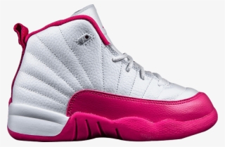 Image Of Air Jordan Retro 12 Gp White Vivid Pink Metallic - Sneakers