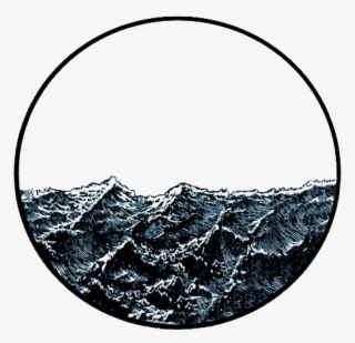 Tattoo Great Kanagawa Off Wave T-shirt The Clipart - Waves In Circle