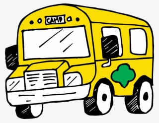 Bus Clipart Summer Camp - Summer Camp Bus Transparent