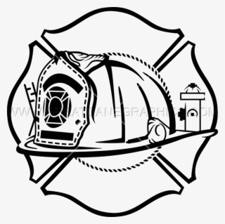 Fire Helmet Clipart - Fire Department Maltese Cross Clipart