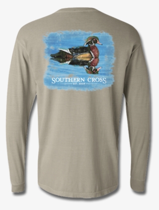 Wood Duck Long Sleeve, T-shirts - Long-sleeved T-shirt