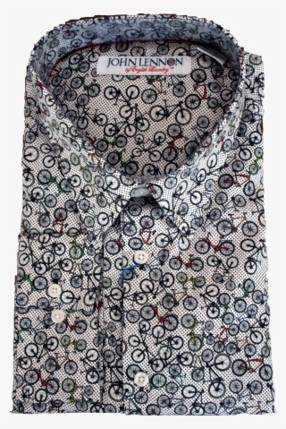 John Lennon Bicycle Ls Shirt - Pocket