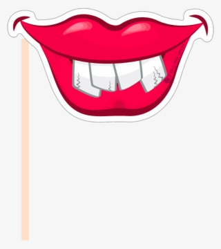 Lip Clipart Drawn - Kiss Clipart For Photo Booth