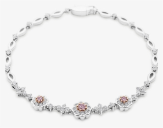 Argyle Pink And White Diamond Bracelet - Bracelet
