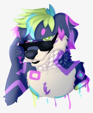 Bust Of This Awesome Vaporwave Style Character I Just - Illustration