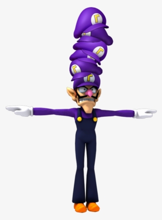 Waluigi's Hat On Waluigi's Hat On Waluigi's Hat On - Fortnite T Pose Png