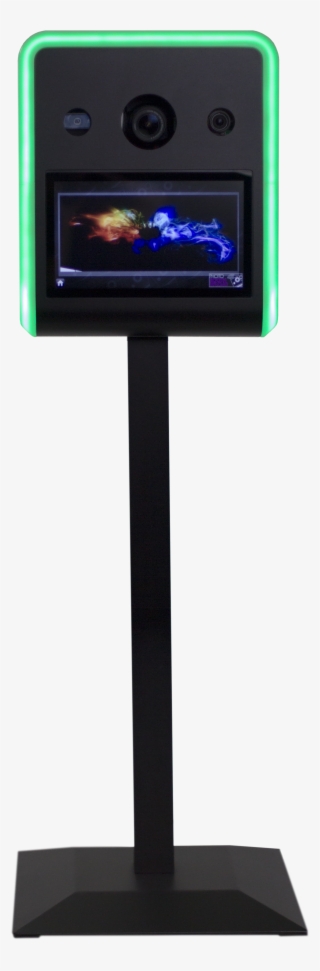 Modern Open Air Photo Booth Includes - Flat Panel Display