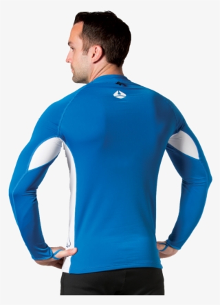 Ls Ls Men Blue Back - Active Shirt