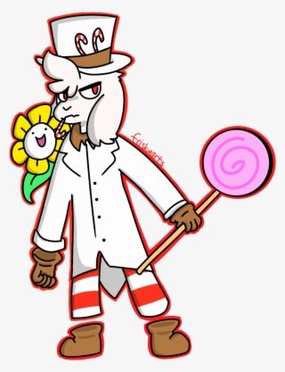 Asriel And Flowey From "undertale" As Harold Gloom - Gloomverse Lemon Kid