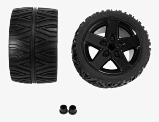 2 Rear Wheels For Jeep Wrangler Rubicon - Tread