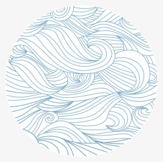 #sticker #swirling #swirl #doodle #circle #waves #blue - Circle