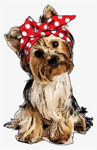 Yorkie Transfer - Собачка На Прозрачном Фоне