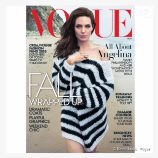 Angelina Jolie É A Capa De Novembro Da Revista Vogue - Magazine Cover November 2016