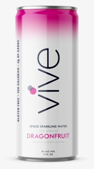 Vive Can Mockup Dragonfruit Side - Caffeinated Drink