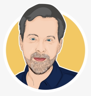 David Kidwell Circle Portrait - Illustration