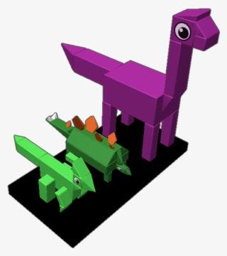 Includes Parasaurolophus, Stegosaurus And Brachiosaurus - Illustration