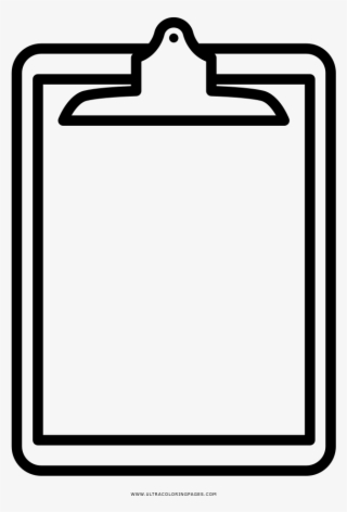 Clipboard Coloring Page