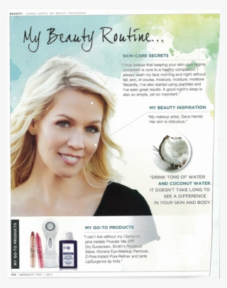 Jennie Garth Beauty Routine - Flyer