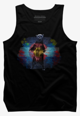 Graffiti Colorado Flag Bear - Active Tank