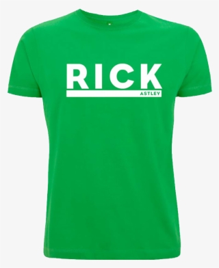 'block' Green T-shirt Rick Astley - Active Shirt
