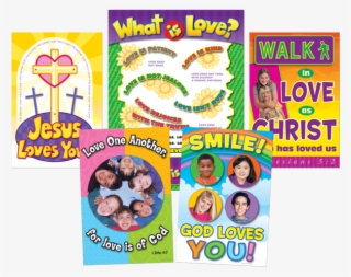 God Is Love Bulletin Board Display Set - Circle
