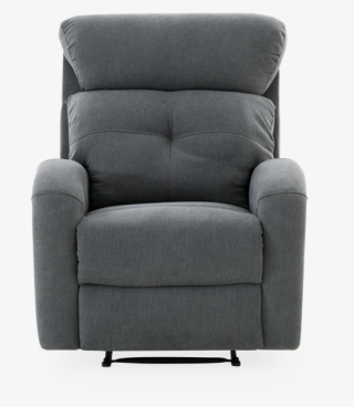 Image For Grey Upholstered Reclining And Rocking Armchair - Sleeper Chair