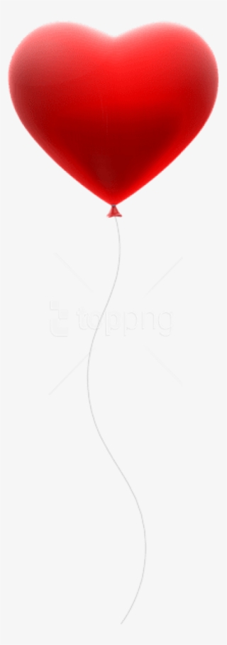 Free Png Download Red Heart Balloon Transparent Png - Free Clipart Red Heart Balloon