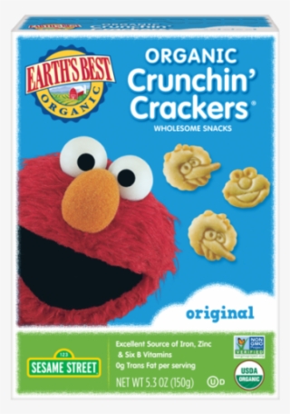 Earths Best Organic Sesame Street Original Crunching - Earth's Best Crackers