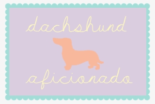 Dachshund Aficionado - Svadobne Oznamenia